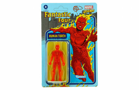 Figurine - Marvel Legends - Human Torch - Retro 10 Cm